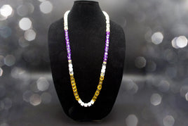 Los Angeles Necklace / Purple and Yellow Set